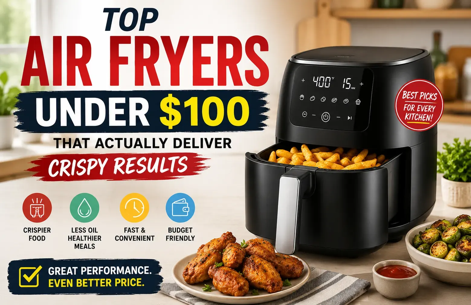 Top Air Fryers Under $100 That Actually Deliver Crispy Results