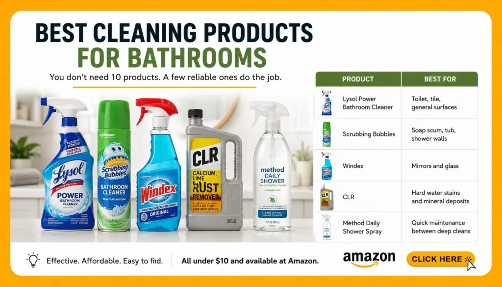 Best cleaning products for bathrooms