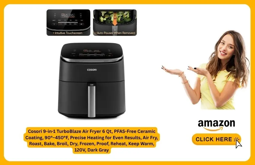 Cosori 9-in-1 TurboBlaze Air Fryer 6 Qt