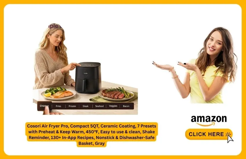 Cosori Air Fryer Pro, Compact 5QT