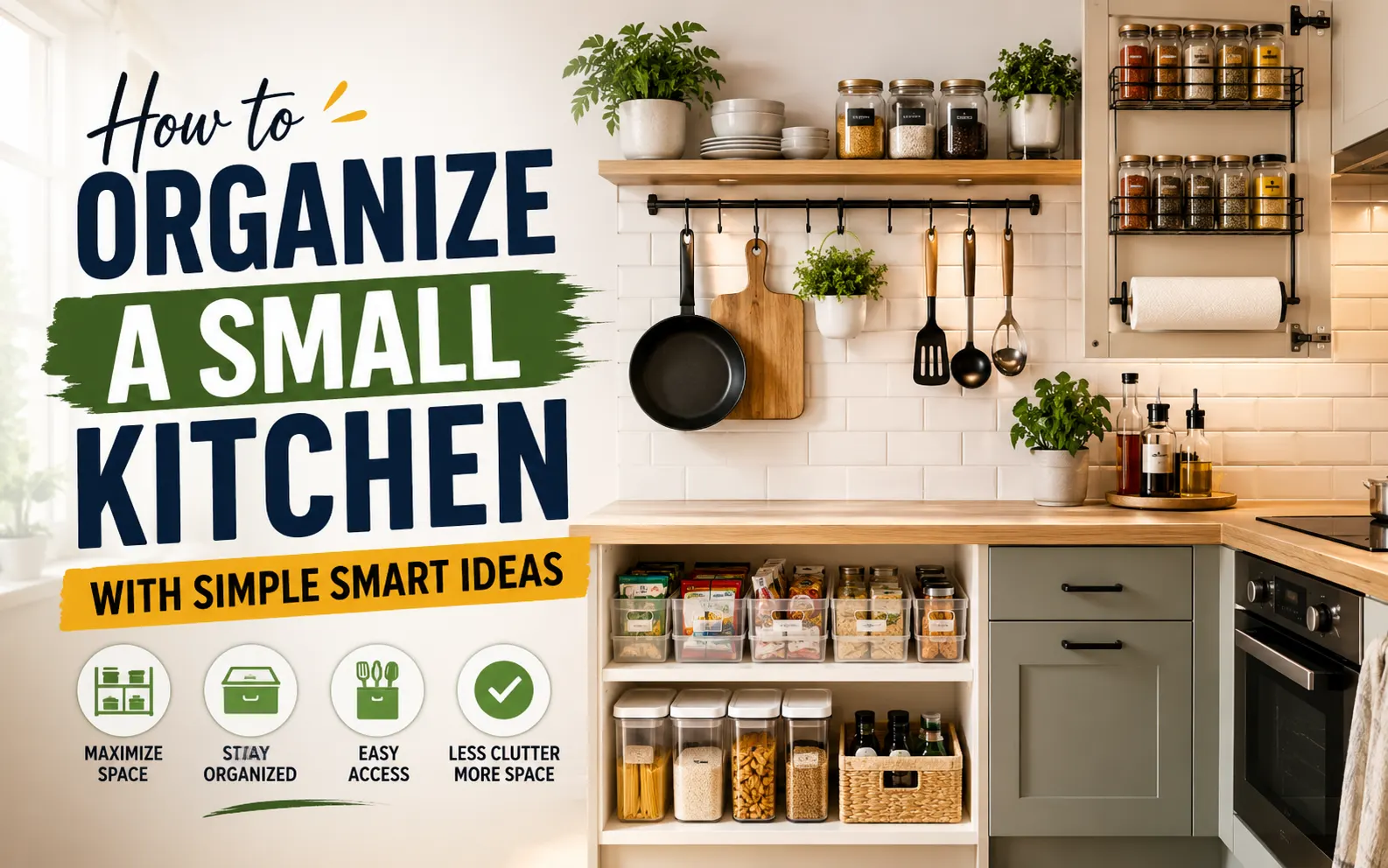 How to Organize a Small Kitchen on a Budget